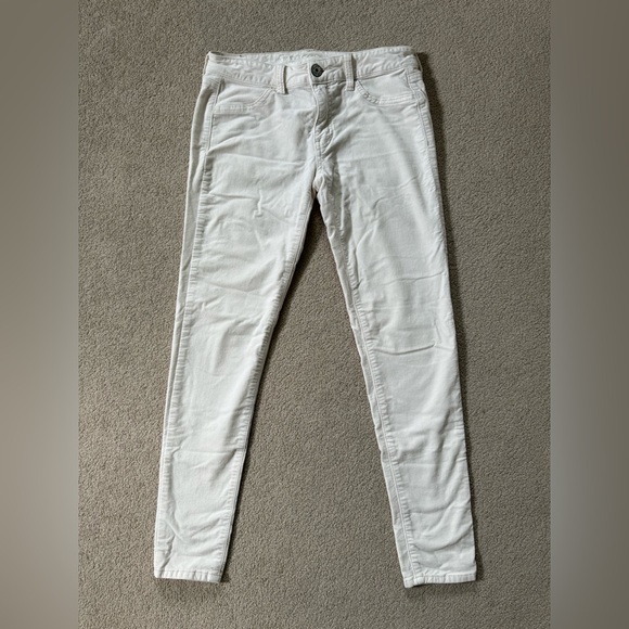 American Eagle Super Stretch Soft Jeggings, Off White Size 4 - Picture 2 of 7